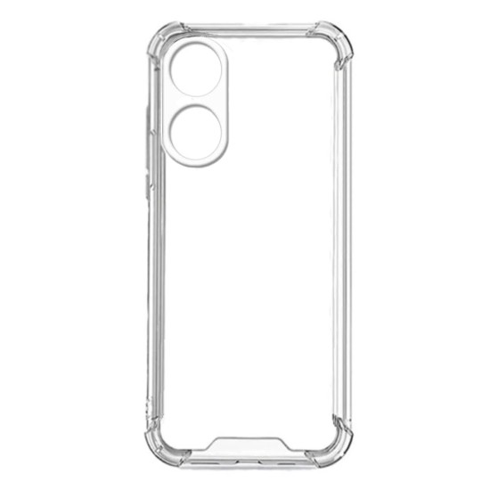 Hard Silicone Case for Oppo A78 4g Transparent